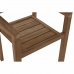 Garden chair DKD Home Decor Brown Teak 58 x 48 x 91 cm (58 x 48 x 91 cm)