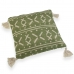 Cushion Versa Green Tassels 10 x 45 x 45 cm