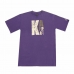 Camisola de Manga Curta Homem Kappa Sportswear Logo Violeta
