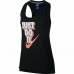 Koszulka na Ramiączkach Damska Nike Just Do It Czarny
