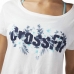 Dámské tričko s krátkým rukávem Reebok Floral Easy Crossfit Bílý