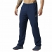 Dlhé športové nohavice Reebok Workout Ready Tmavo modrá Muž