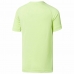 Kortarmet T-skjorte til Menn Reebok Sportswear B Wor Limegrønn