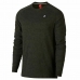 Herren Sweater ohne Kapuze Nike Modern grün