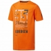Pánske tričko s krátkym rukávom Reebok Sportswear Rebelz Oranžová