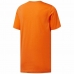 Pánské tričko s krátkým rukávem Reebok Sportswear Rebelz Oranžový