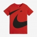 Παιδικό Μπλούζα με Κοντό Μανίκι Nike Πορτοκαλί