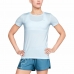 Dames-T-Shirt met Korte Mouwen Under Armour HeatGear Licht Blauw