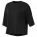 Dames-T-Shirt met Lange Mouwen Reebok Zwart