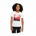 T shirt à manches courtes Enfant Nike Air View Blanc