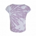 Barn T-shirt med kortärm Converse Tie Dye Plommon