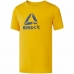 Detské tričko s krátkym rukávom Reebok Elemental Žltá