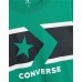 Детский Футболка с коротким рукавом Converse Stripe Star Chevron  Зеленый