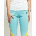 Sport leggings for Women Adidas  High-Waisted Aquamarine