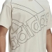Men’s Short Sleeve T-Shirt Adidas Giant Logo Beige