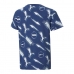 T-Shirt met Korte Mouwen voor kinderen Puma AOP Donkerblauw