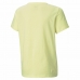 Child's Short Sleeve T-Shirt Puma Alpha Graphic  Yellow