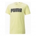 T-Shirt met Korte Mouwen voor kinderen Puma  Alpha Graphic Geel