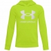 Children’s Hoodie Under Armour Rival Big Logo 1 Lime green