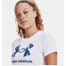 Kortarmet T-skjorte til Kvinner Under Armour Graphic Hvit
