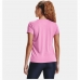 Damen Kurzarm-T-Shirt Under Armour Graphic Rosa