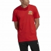 Kortærmet T-shirt til Mænd Adidas Multifade  Rød