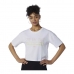 Dames-T-Shirt met Korte Mouwen New Balance Essentials Athletic Club Boxy Wit