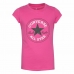 Koszulka z krótkim rękawem dla dzieci Converse Timeless  Różowy