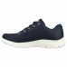 Chaussures de sport pour femme Skechers 4.0 - Coated Fide Blue marine