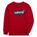 Langermet T-skjorte for barn Levi's Batwing  Rød