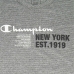 Kortarmet T-skjorte til Menn Champion  Crewneck Mørke Grå