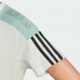 Maglia a Maniche Corte Adidas Logo Colorblock Beige