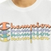 Marškinėliai su trumpomis rankovėmis Champion Crewneck Balta