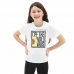 Barn T-shirt med kortärm Vans Sunlit Crew Vit