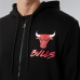 Męska kurtka sportowa New Era Chicago Bulls Czarny