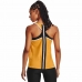 Tank Top Dames Under Armour Knockout Mosterd