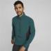 Herensweater zonder Capuchon Puma Fit Woven Training Groen