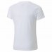 Børne Kortærmet T-shirt Puma Alpha Hvid
