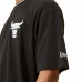 Ανδρική Μπλούζα με Κοντό Μανίκι New Era Chicago Bulls Μαύρο