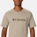 Heren-T-Shirt met Korte Mouwen Columbia Grijs Mannen