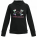 Sweatshirt met Capuchon voor Meisjes Under Armour Rival Big Logo Zwart