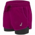 Спортивные женские шорты Joluvi Meta Duo Фиолетовый