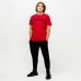 Kortærmet T-shirt til Mænd Timberland Kennebec Linear Rød