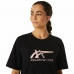 Kortærmet T-shirt til Kvinder Asics Tiger Sort