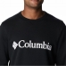 Толстовка без капюшона мужская Columbia Logo Fleece Crew Чёрный