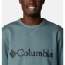 Herensweater zonder Capuchon Columbia Logo Fleece Crew Blauw