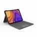 Hülle für Tablet und Tastatur Logitech iPad Air 2020 Grau Qwerty Spanisch QWERTY