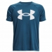 Děstké Tričko s krátkým rukávem Under Armour Big Logo Modrý