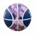 Krepšinio kamuolys Commander Solid  Spalding Solid Purple Oda 6 metų