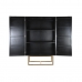Cupboard DKD Home Decor   110 x 50 x 180 cm Black Metal Poplar